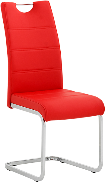 Image For Chair - Chaise Rouge (519x804), Png Download