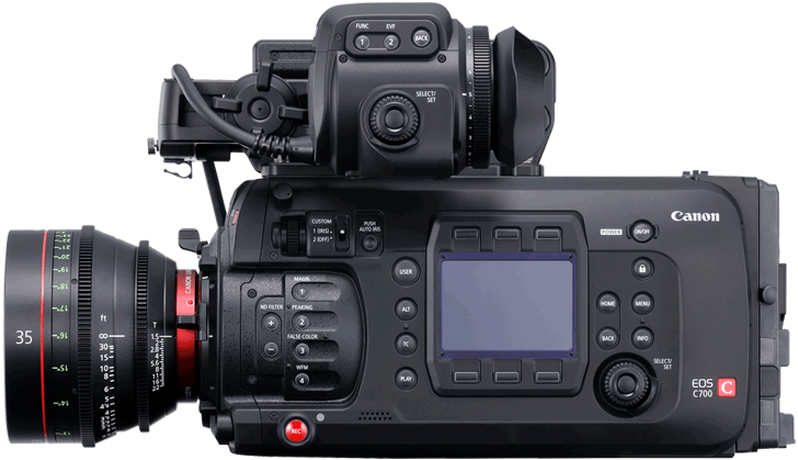 Eos C700 - Canon C 700 Camera (800x505), Png Download