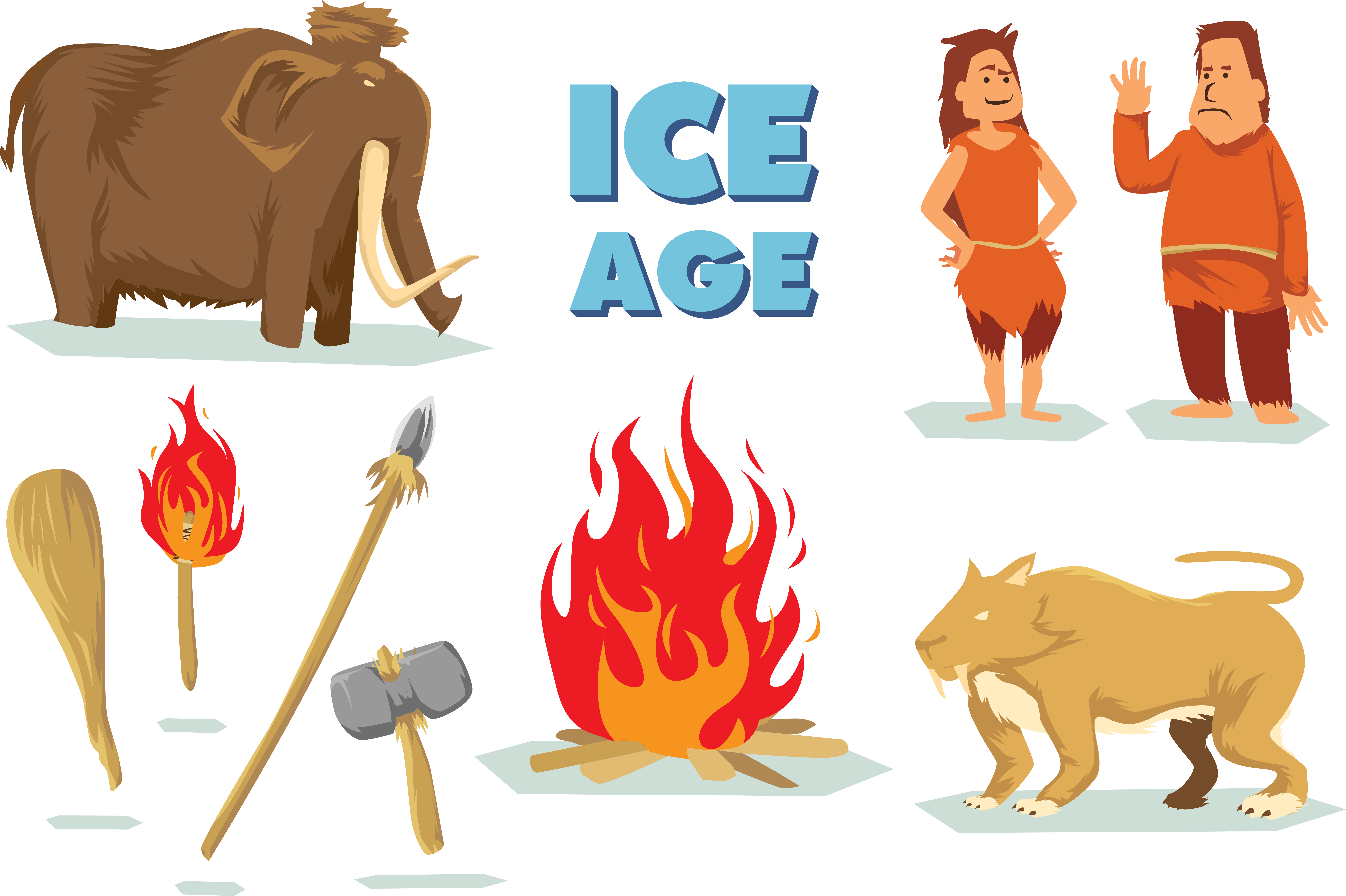 Glacier Clipart Ice Age (9005x5997), Png Download
