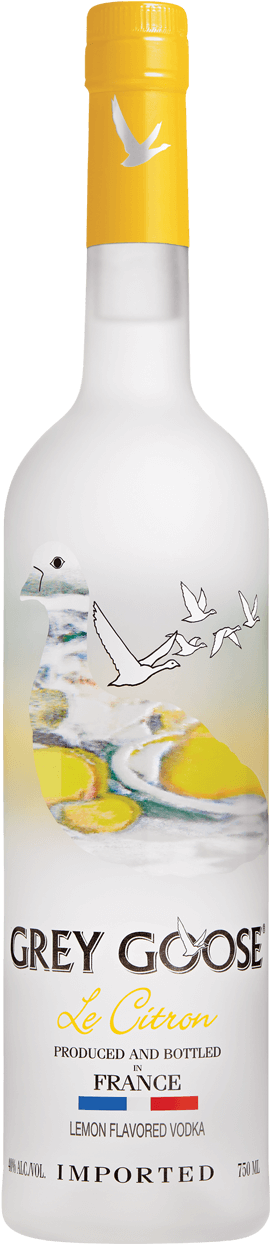 Grey Goose Vodka - Belvedere Ginger Zest Bottle Png (350x1280), Png Download