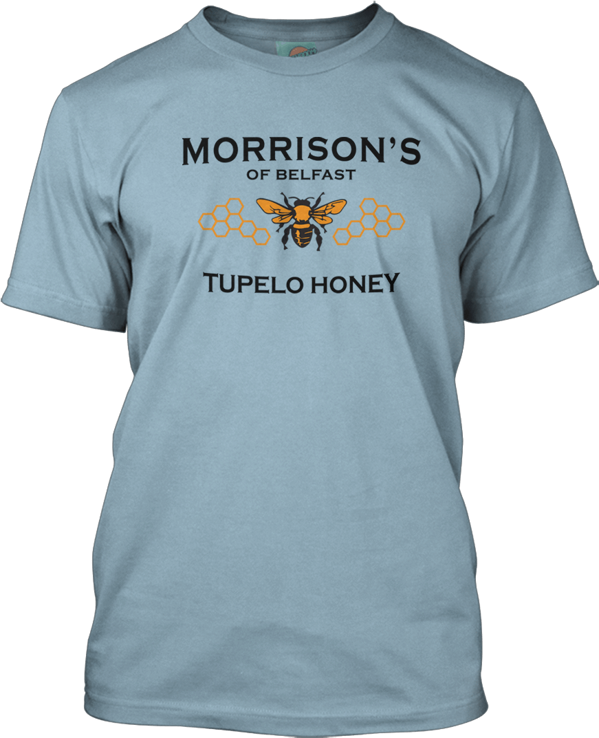Van Morrison Inspired Tupelo Honey T-shirt - Slogan For Yellow Colour (932x1100), Png Download