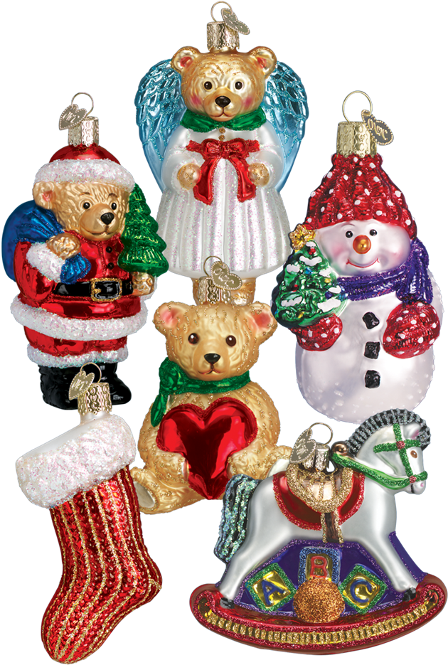 Child's First Christmas Boxed Collection Glass Ornaments - Christmas Ornament (1000x1000), Png Download