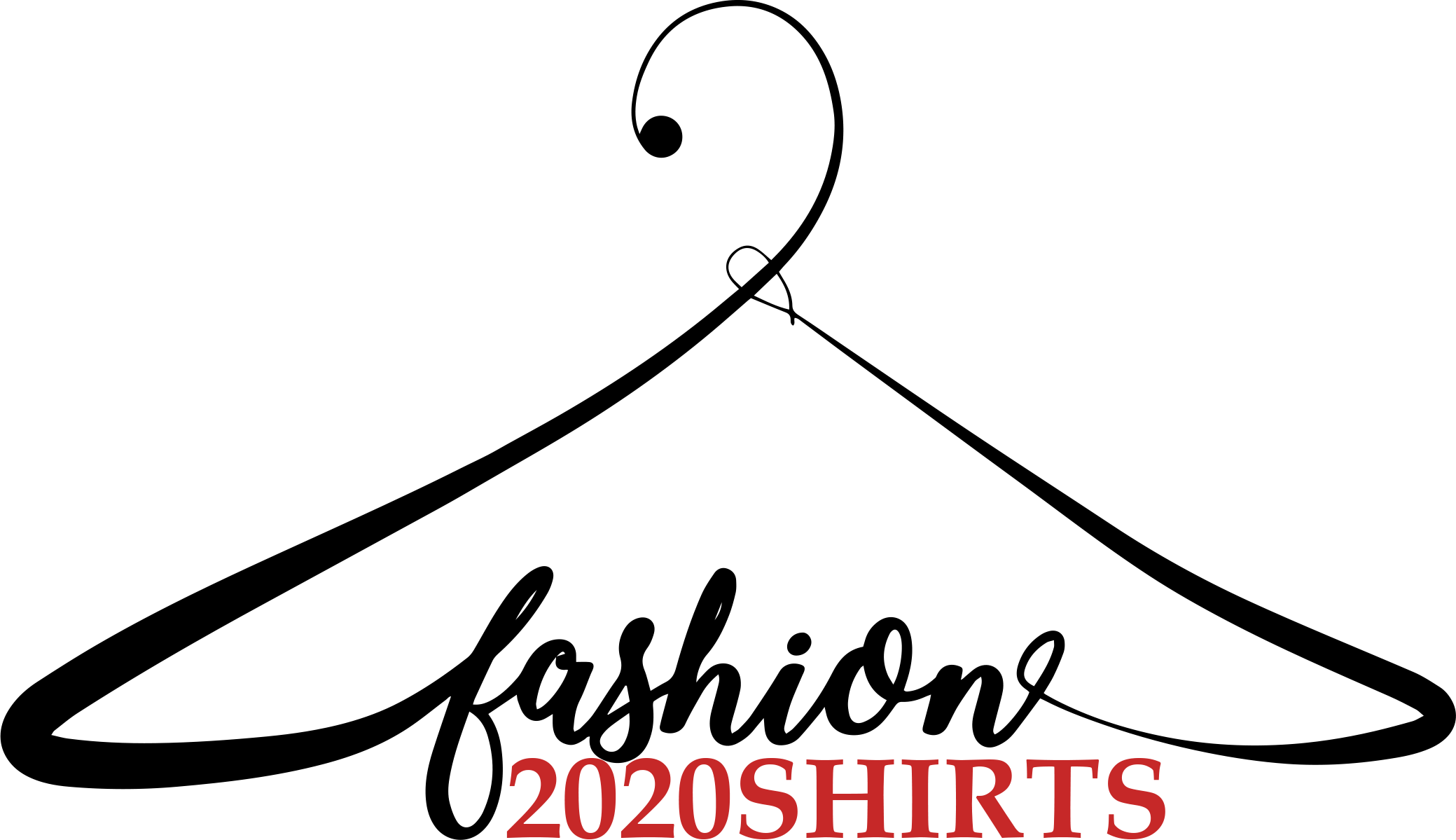 2020 Fashion Shirts - Clothes Hanger Logo Design (2079x1199), Png Download