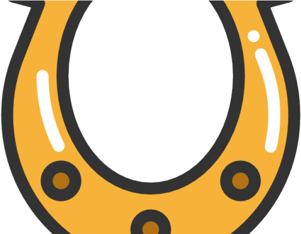 Horseshoe Clipart Western - Circle (640x480), Png Download