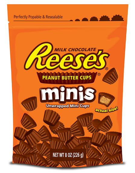 Reese's Peanut Butter Cup Minis - Mini Reese's Peanut Butter Cups (570x570), Png Download