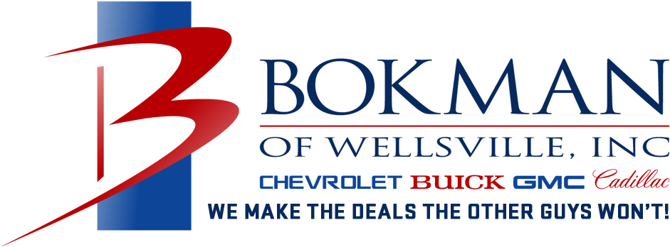 Bokman Of Wellsville Chevrolet Buick Gmc Cadillac - Graphic Design (1000x407), Png Download
