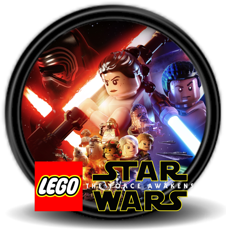 879 X 909 4 - Lego Star Wars The Force Awakens Cover Ps4 (879x909), Png Download
