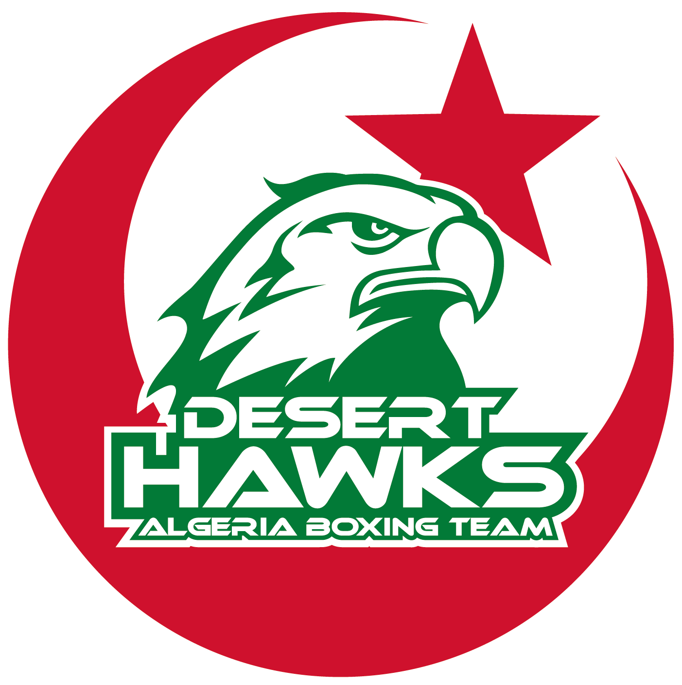 Algeria Desert Hawks Logo - Travis Louie Art (1418x1418), Png Download