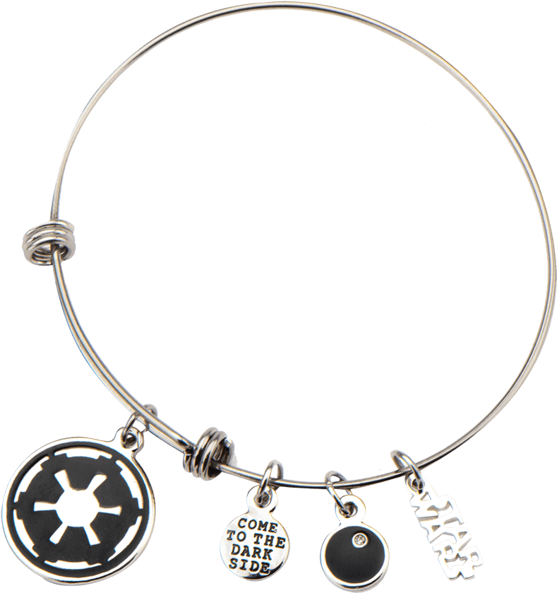 Star Wars Galactic Empire Expandable Charm Bracelet - Necklace (850x850), Png Download