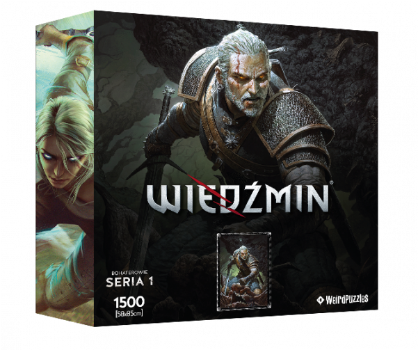 Puzzle Bohaterowie Wiedźmina - Puzzle Heroes Of Witcher (600x600), Png Download