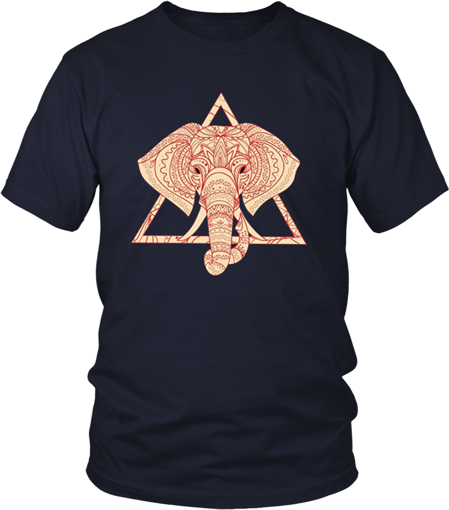 Womens Delta Elephant Sigma Red Theta T-shirt (1000x1000), Png Download