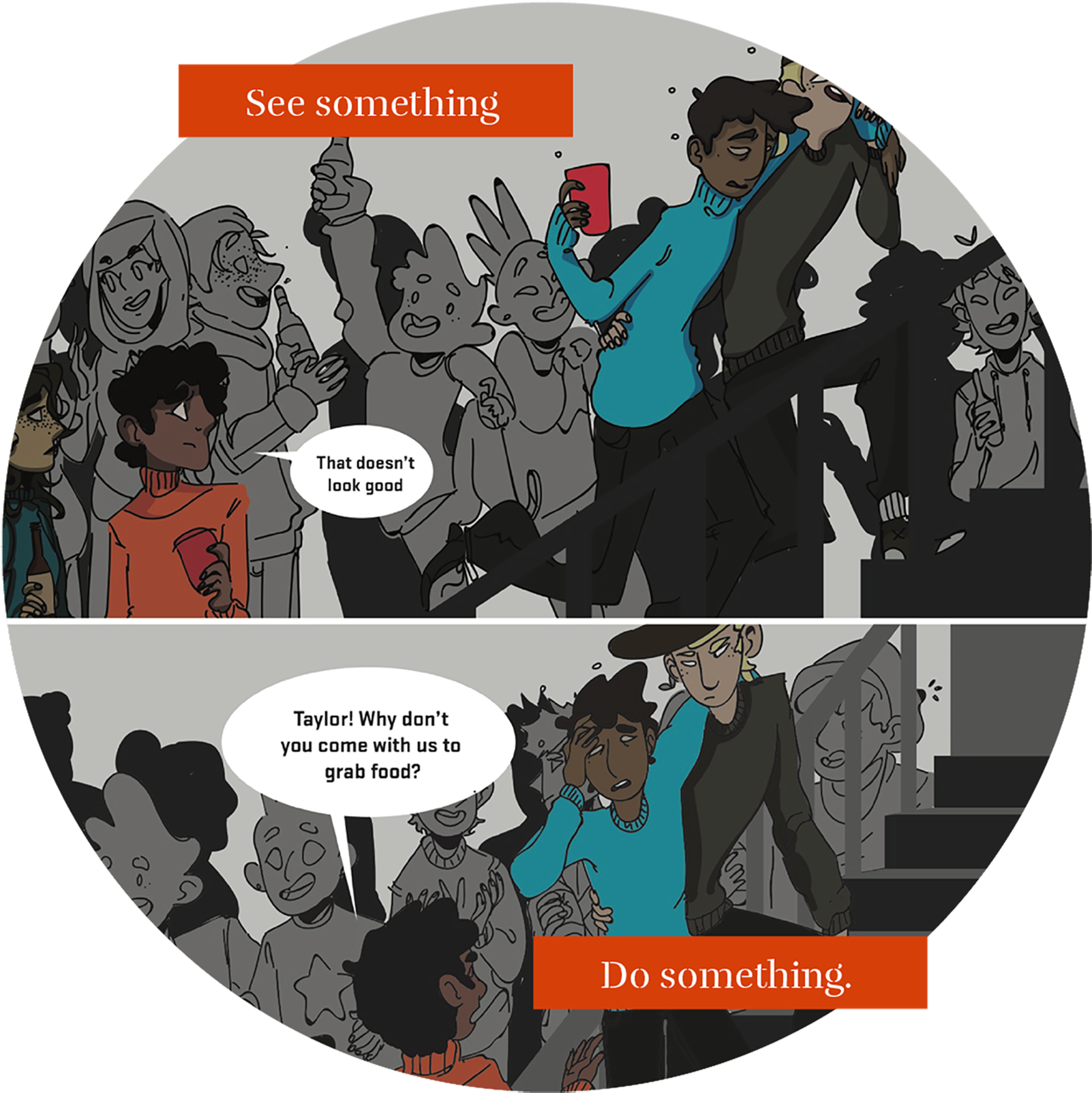 Bgad House Party - Comics (1684x1662), Png Download