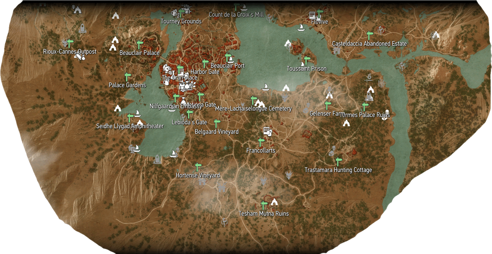 Map (1920x864), Png Download