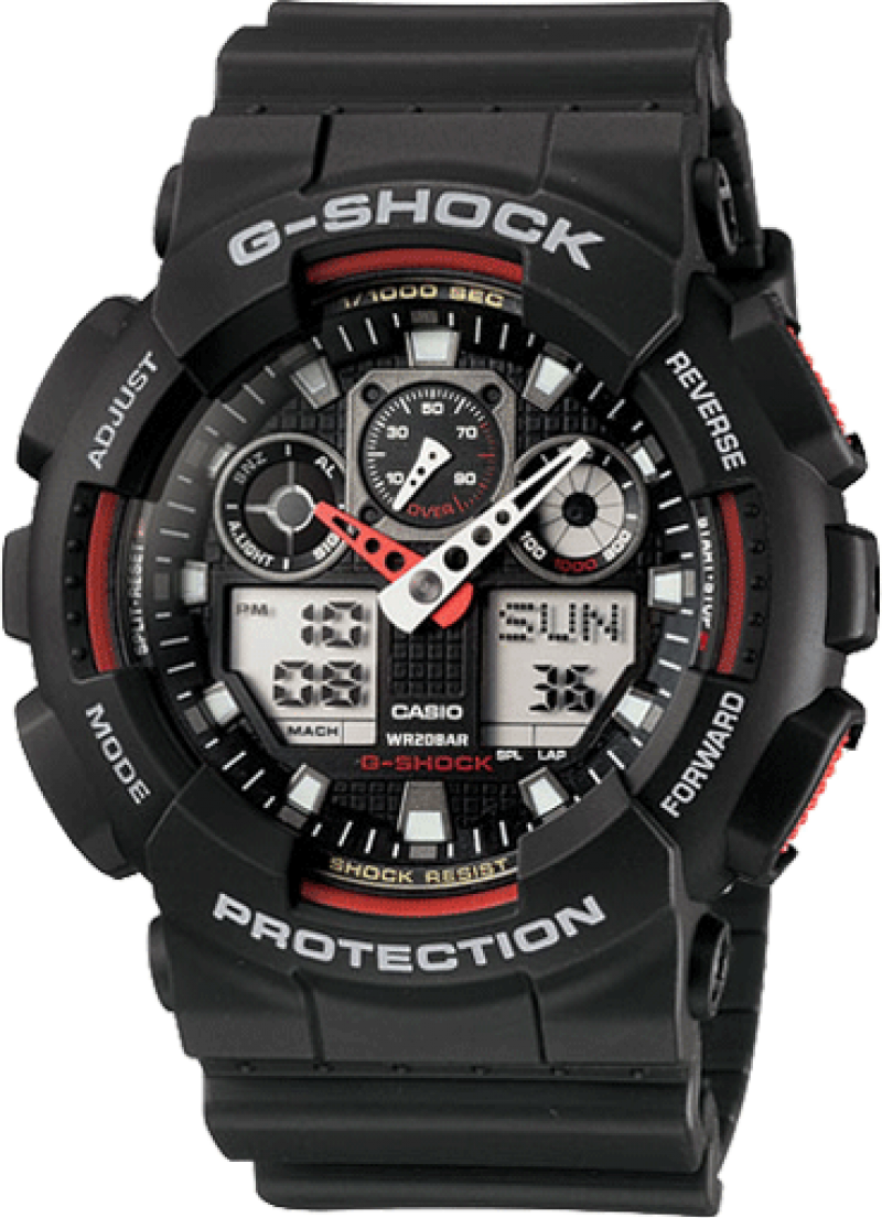 Casio G-shock Ga100 - Casio G Shock Ga 100 (800x1105), Png Download
