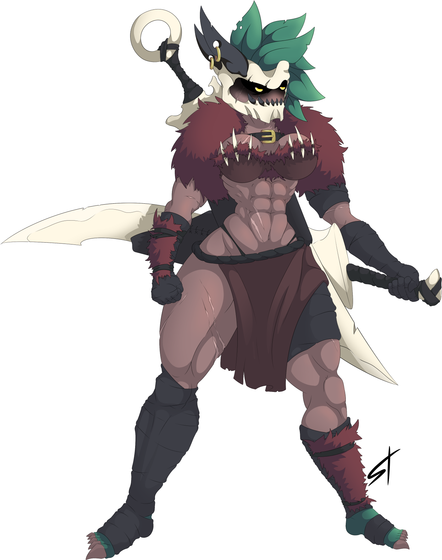 Barbarian Queen - Cartoon (1750x2000), Png Download