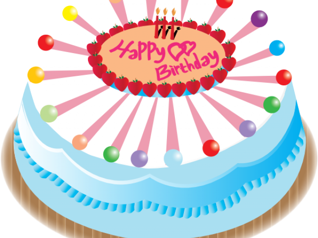 Tart Clipart Cake - Happy Birthday Friends Forever (640x480), Png Download