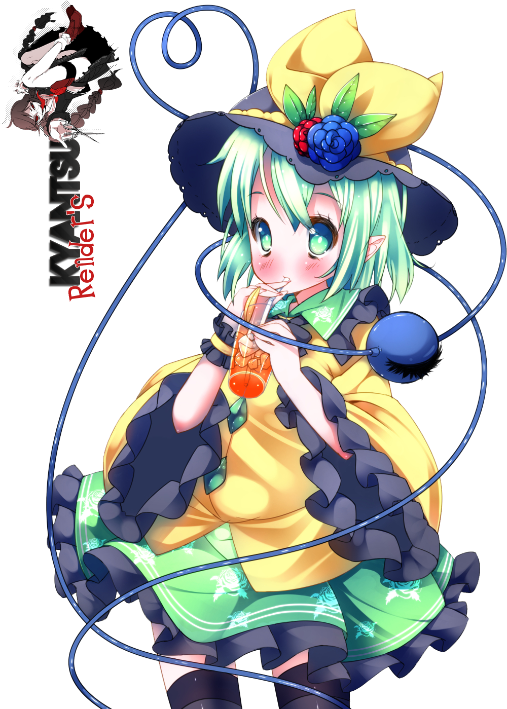 Disclaimer - Renders Touhou (1051x1398), Png Download