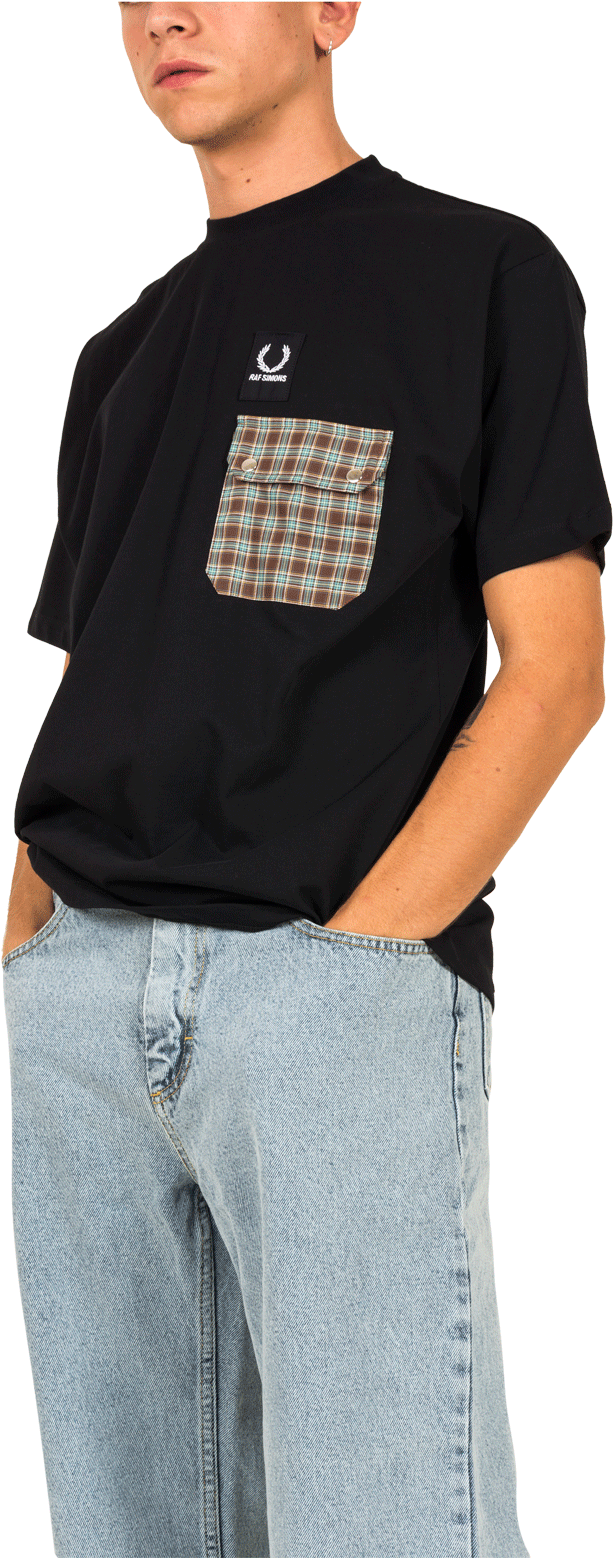 Raf Simons Pocket Detail T-shirt Sm4103 - Pocket (1333x2000), Png Download