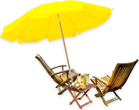 Sombrillas De Playa Png (471x372), Png Download