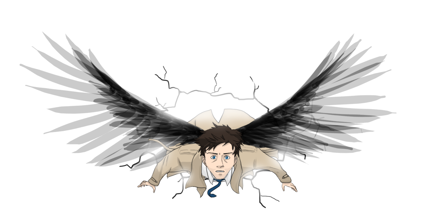 Background Drawing Supernatural - Dean Winchester Drawing (1500x900), Png Download