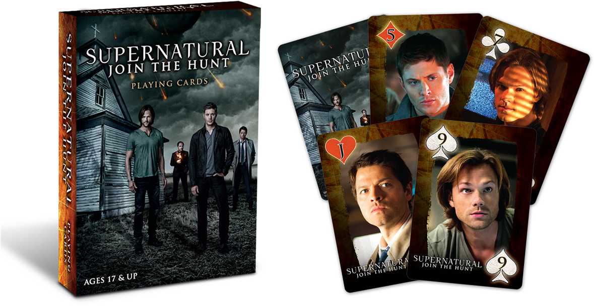 Supernatural Playing Cards Deck B - Cryptozoic Entertainment Supernatural Deck B Playing (1200x796), Png Download