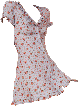 White Pink Red Dress Polyvore Moodboard Filler Smart - Clothing (358x499), Png Download