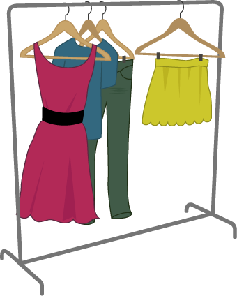 Clothing Consignment - Consignment Clothes (340x424), Png Download