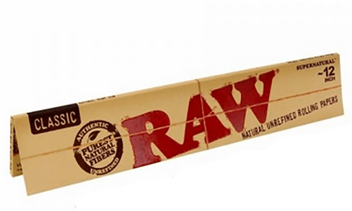 Raw Rolling Papers Raw "supernatural" 12" Rolling Papers - Raw Papers Transparent Png (500x500), Png Download