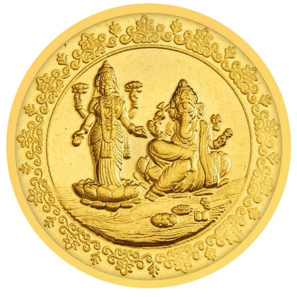 Lakshmi Gold Coin Png Download Image - Goddess Gold Lakshmi (720x720), Png Download