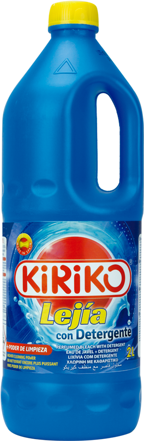 Bleach With Detergent 2000ml - Kiriko (670x1024), Png Download