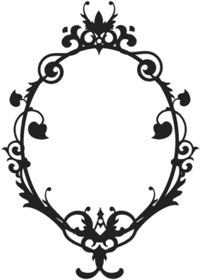 Gothic - Cameo Frame (400x533), Png Download