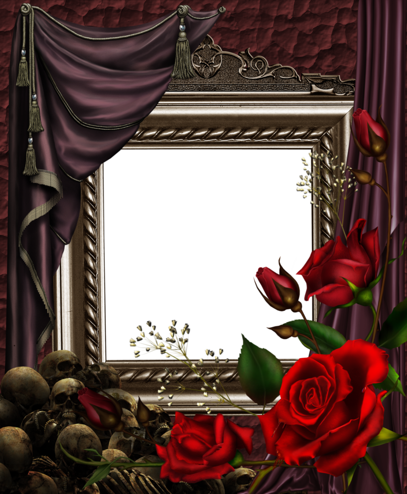 Goth Frame For Creeps By Collect And Creat On Deviantart - Gothic Frames For Photoshop (811x984), Png Download