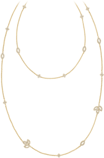 Lily Cluster By Harry Winston, Diamond Sautoir Necklace - Harry Winston, Inc. (525x350), Png Download
