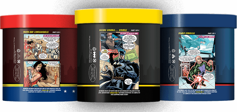 The Superman Krypton Cookie Dough Ice Cream Is A Scoop - Dc Comics Ice Cream (808x384), Png Download