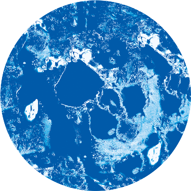 More Views - Apollo Design 2007 Psy-dye Blue Glass Pattern (800x800), Png Download
