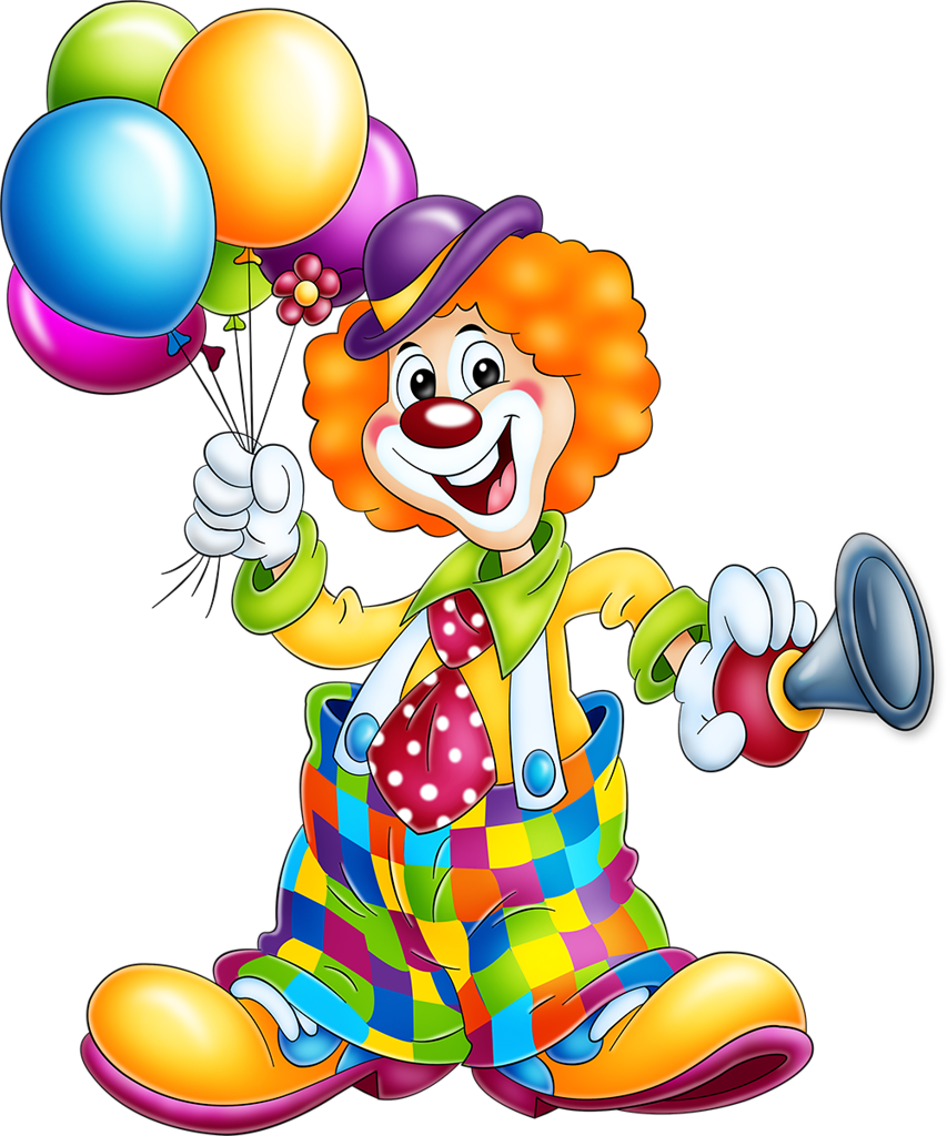 Clown Clipart Comic - Transparent Background Clown Clipart (853x1024), Png Download