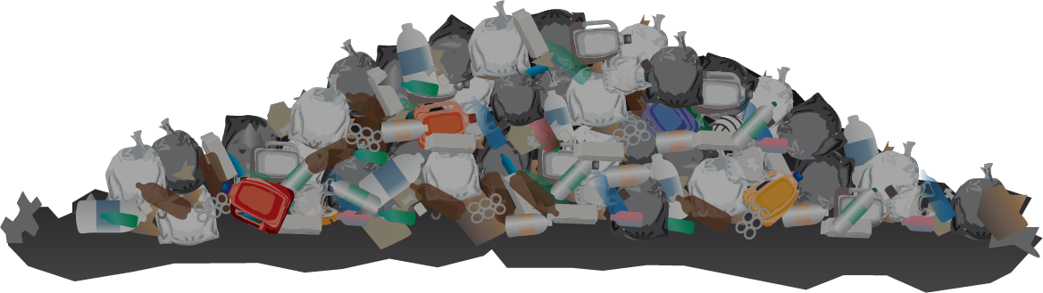 Garbage Background Png - Garbage Png (1168x329), Png Download