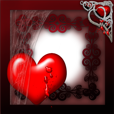 Love Frame Gothic Png (400x400), Png Download