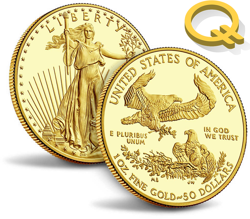 U - S - Gold - Each Quint Token Constitutes Five U - 2016 Gold Eagle 1oz Proof (1000x875), Png Download