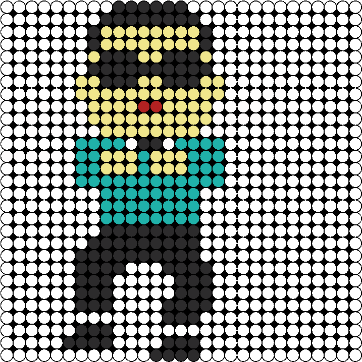 Psy Gangnam Style Perler Bead Pattern / Bead Sprite - Pixel Art Minecraft Psy Gangnam Style (770x767), Png Download