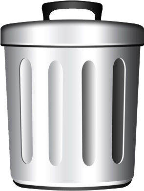 Garbage Bin Icon - Garbage Bin Icon Png (316x405), Png Download