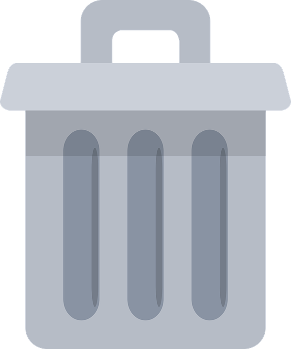 Contact - ถัง ขยะ ไอคอน (600x720), Png Download