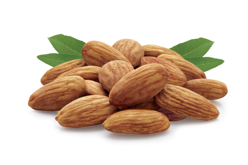 Almonds - Cashew & Almond Png (495x400), Png Download