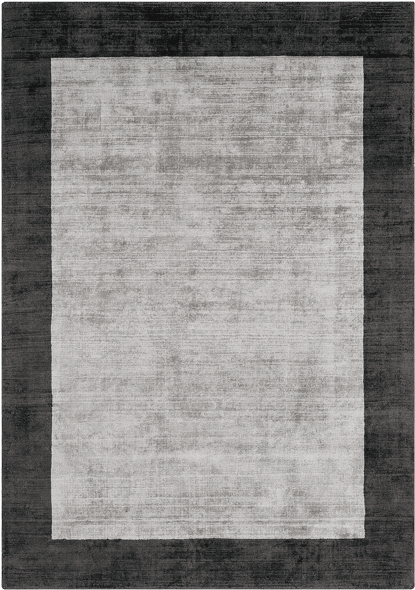Blade Border Rug Charcoal And Silver - Asiatic Blade Rug, 200 X 200cm - Charcoal/silver | (600x600), Png Download