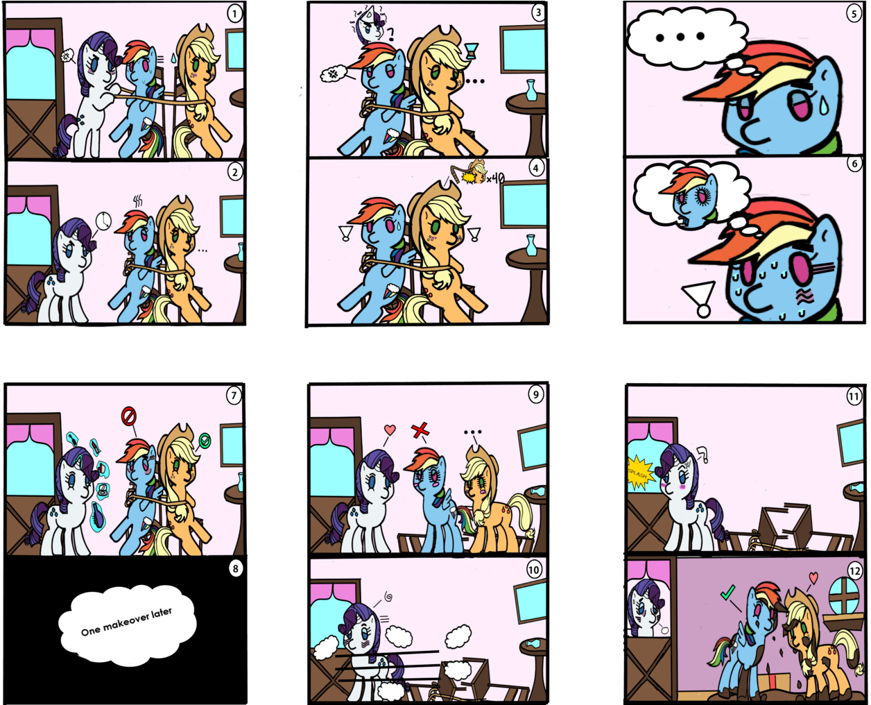 Mr Square, Bondage, Comic, Commission - Cartoon (1280x1015), Png Download