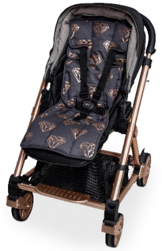 Sale Outlook Cotton Pram Liner Charcoal Rose Gold Foil - Outlook Get Foiled Cotton Pram Liner (500x500), Png Download