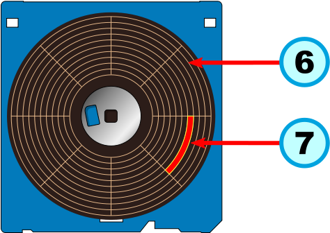 Floppy Disk Internal Diagram Part3 - Floppy Disk Internal (640x480), Png Download