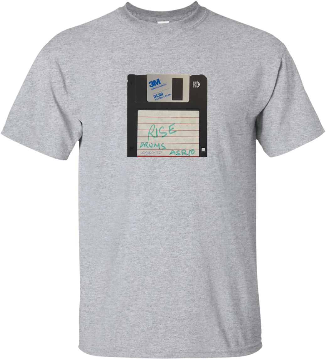 Floppy Disk T-shirt - Survived Tilted Towers (1155x1155), Png Download
