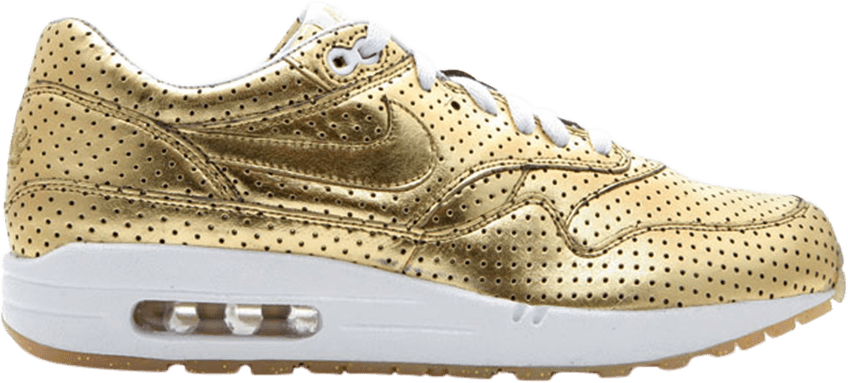 Air Max 1 Premium 'gold Foil Opening Ceremony' - Sneakers (848x383), Png Download