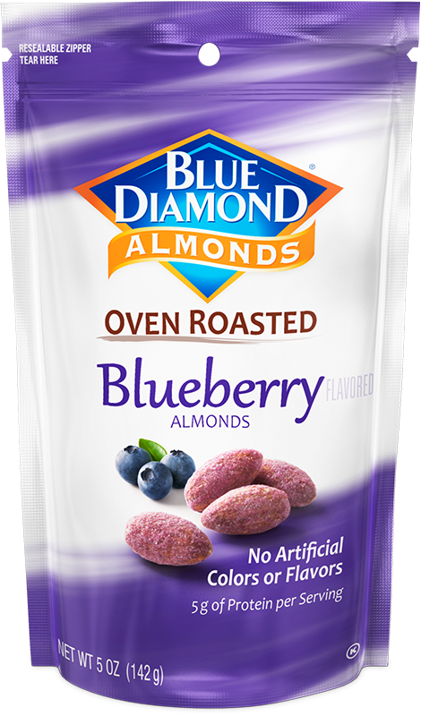 Blueberry - Blueberries And Almonds (470x800), Png Download